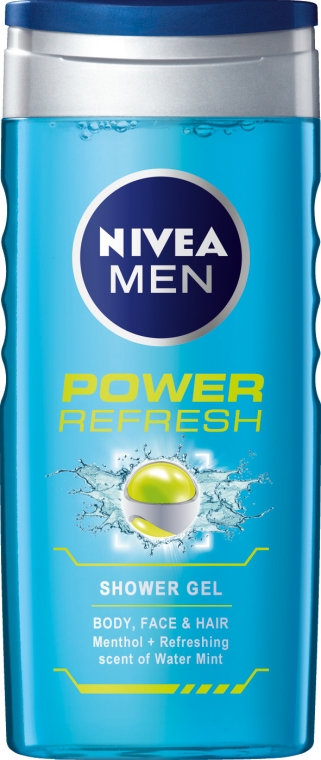 Mentolowy żel pod prysznic - Nivea Men Power Refresh Shower Gel
