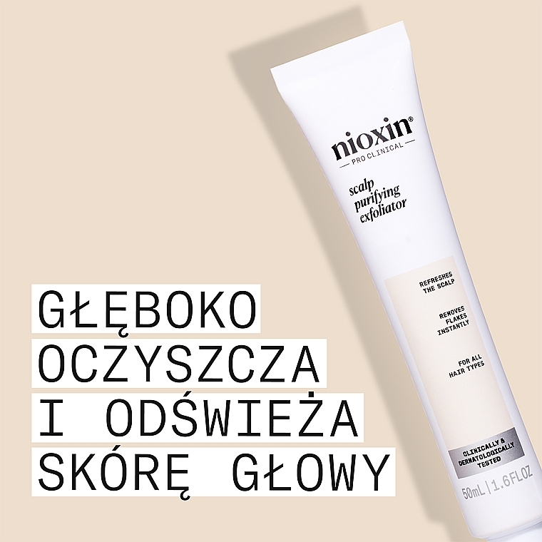 Oczyszczający peeling do skóry głowy - Nioxin Pro Clinical Scalp Purifying Exfoliator — Zdjęcie N6