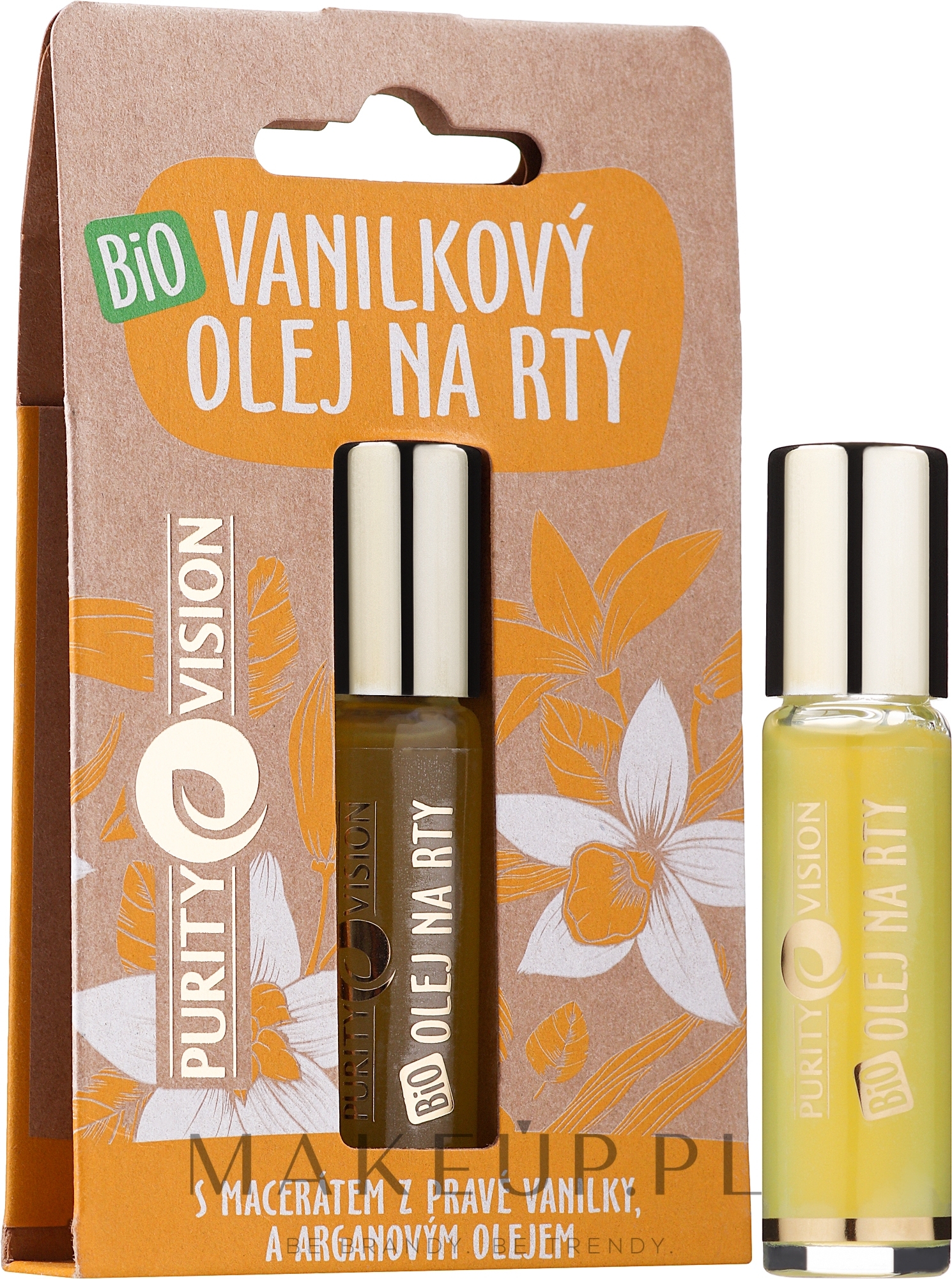 Olejek do ust Wanilia - Purity Vision Bio Vanilla Lip Oil — Zdjęcie 10 ml