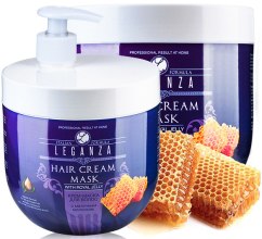 Kup Krem-maska do włosów z mleczkiem pszczelim - Leganza Cream Hair Mask With Royal Jelly (z dozownikiem)