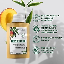 Odżywczy szampon do włosów z masłem mango - Klorane Nourishing Shampoo With Mango Butter — Zdjęcie N3