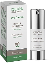 Krem pod oczy z oślim mlekiem - Kalliston Relax Eye Cream With Donkey Milk — Zdjęcie N1