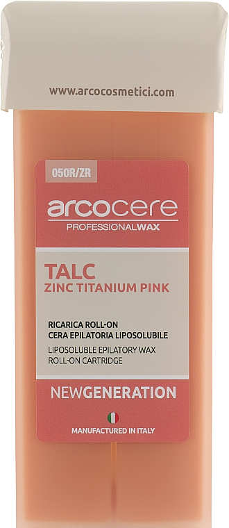 Wosk do depilacji z talkiem - Arcocere Wax Pink Titanium Roll-On Cartidge — Zdjęcie N1