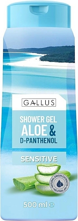 Żel pod prysznic Aloes i D-pantenol - Gallus Shower Gel Aloe & D-Panthenol — Zdjęcie N1