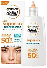 Krem przeciwsłoneczny do twarzy - Garnier Delial Super UV Niacinamide Spf50  — Zdjęcie N1