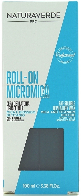 Wosk do depilacji we wkładzie - Naturaverde Pro Micromica Roll-On Fat Soluble Depilatory Wax — Zdjęcie N1