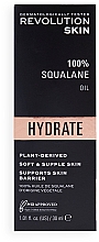 Olejek do twarzy Skwalan - Revolution Skin Hydrate 100% Squalane Face Oil  — Zdjęcie N4