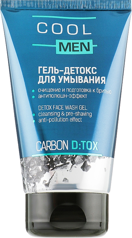 Żel do mycia twarzy Detoks - Cool Men Detox Carbon — Zdjęcie N1