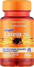 Suplement diety Luteina 20 mg - Puritan's Pride Lutein 20mg with Zeaxanthin — Zdjęcie N1