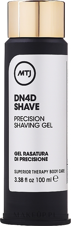 Żel do golenia - MTJ Cosmetics Superior Therapy DN4D Precision Shaving Gel — Zdjęcie 100 ml