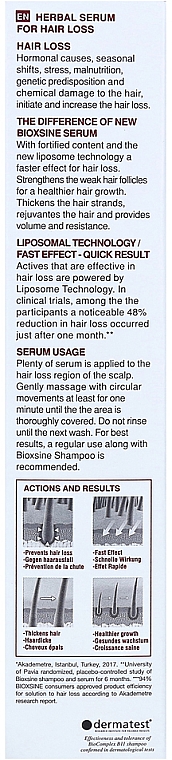 Serum przeciw wypadaniu włosów dla mężczyzn - Biota Bioxsine DermaGen Forte Herbal Serum For Hair Loss — Zdjęcie N2