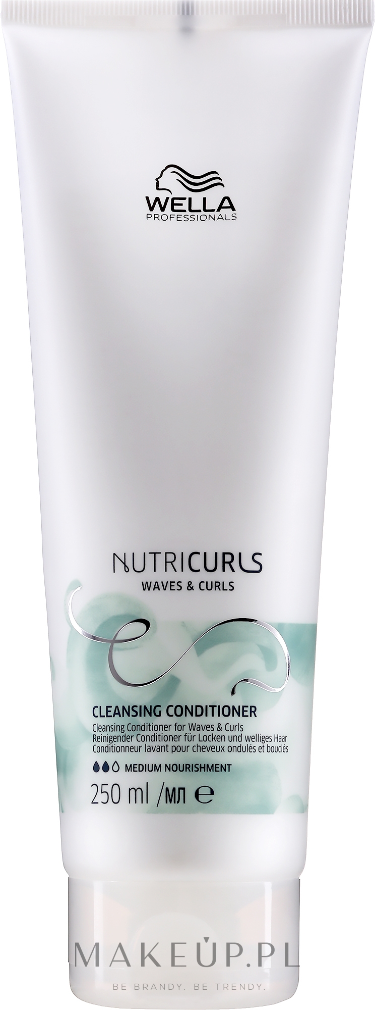 Oczyszczająca odżywka do włosów falowanych i kręconych - Wella Professionals Nutricurls Cleansing Conditioner For Waves And Curls — Zdjęcie 250 ml