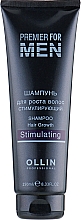 Kup Szampon stymulujący wzrost włosów - Ollin Professional Premier For Men Shampoo Hair&Body Stimulating