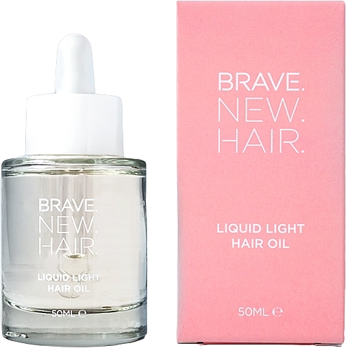 Serum i olejek do włosów 2 w 1 - Brave New Hair Liquid Light Hair Oil  — Zdjęcie N1