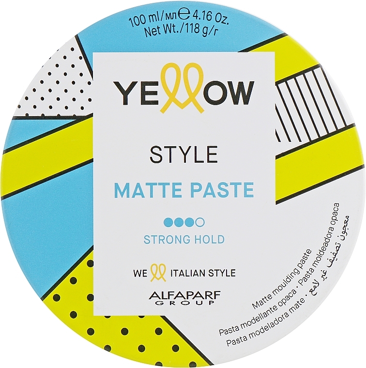 Matująca pasta do włosów - Yellow Style Matte Paste — Zdjęcie N1