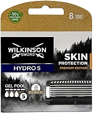 Zestaw wymiennych ostrzy Hydro 5, 8 szt. - Wilkinson Sword Hydro 5 Skin Protection Premium Edition — Zdjęcie N1