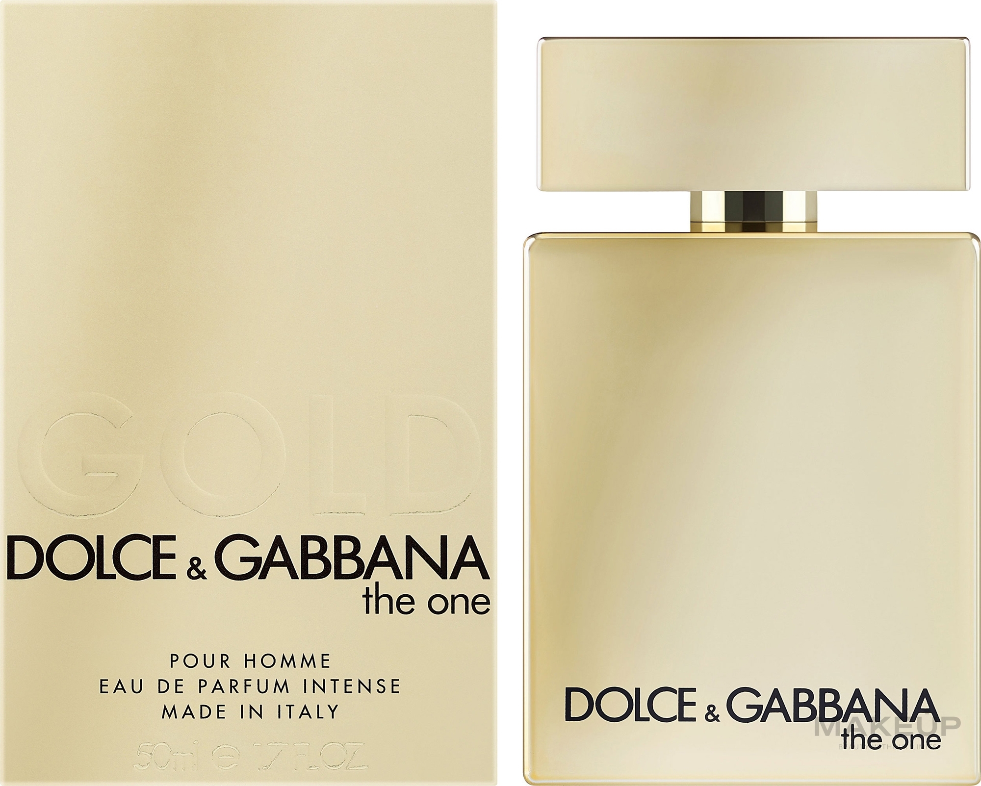 Dolce & Gabbana The One Gold Eau Intense for Men - Woda perfumowana — Zdjęcie 50 ml