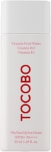Barwiący filtr przeciwsłoneczny - Tocobo Vita Tone Up Sun Cream SPF50+ PA++++ — Zdjęcie N1