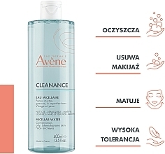 Płyn micelarny do demakijażu twarzy - Avène Cleanance Micellar Water — Zdjęcie N4