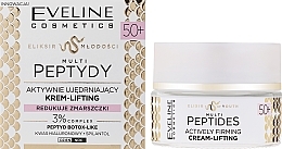 Aktywnie ujędrniający krem-lifting do twarzy 50+ - Eveline Cosmetics Elixir of Youth — Zdjęcie N2