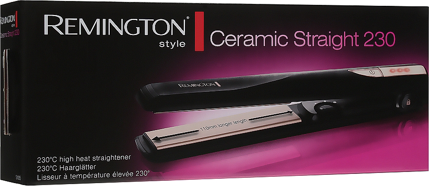 Prostownica do włosów - Remington S1005 Ceramic 230 Straightener — Zdjęcie N3