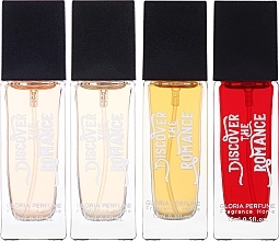 Gloria Perfume Discover The Romance - Zestaw miniatur (perfume 4 x 15 ml) — Zdjęcie N2