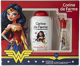 Kup Corine De Farme Wonder Woman - Zestaw (edt 30 ml + sh/gel 300 ml + accessories 2 pc)