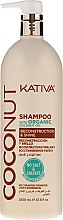Regenerujący szampon nabłyszczający do włosów - Kativa Coconut Reconstruction & Shine Shampoo — Zdjęcie N3