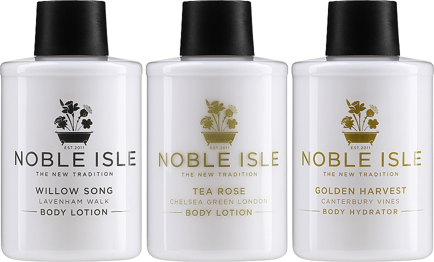 Noble Isle A Trio of Lotions - Zestaw (b/lot/3x75ml) — Zdjęcie N2