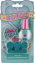 Kup Zestaw do pielęgnacji paznokci, niebieski - Martinelia Crush Nails