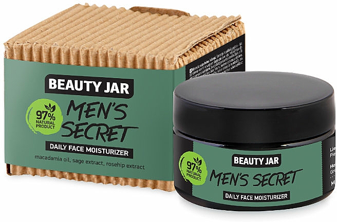 Nawilżający krem do twarzy dla mężczyzn - Beauty Jar Men’s Secret Daily Face Moisturizer — Zdjęcie N1