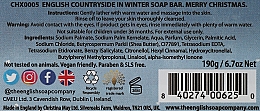 Naturalne mydło świąteczne - The English Soap Company Countryside In Winter Pure Vegetable Soap — Zdjęcie N2