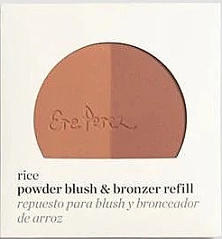 Róż brązujący do policzków - Ere Perez Rice Powder Blush & Bronzer Refill — Zdjęcie N1