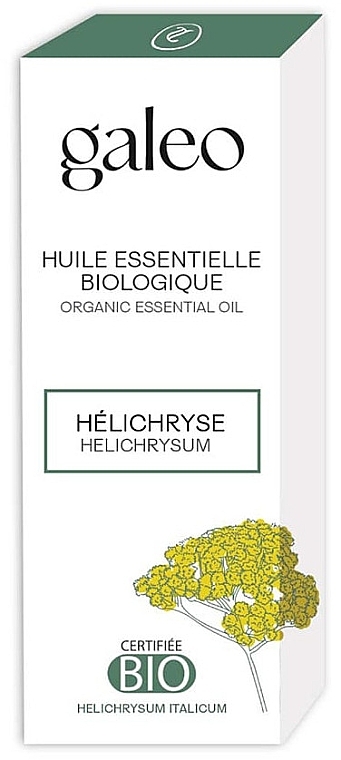 Olejek eteryczny Helichrysum Italicum - Galeo Organic Essential Oil Helichrysum Italicum — Zdjęcie N1