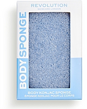 Naturalna gąbka konjac do ciała - Revolution Skincare Konjac Body Sponge — Zdjęcie N1