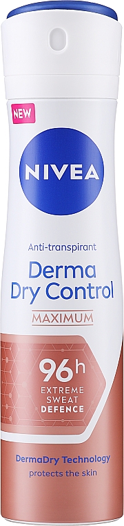 Antyperspirant w sprayu - NIVEA Derma Dry Control Maximum Antiperspirant Deodorant Spray — Zdjęcie N5