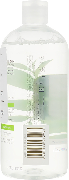 Głęboko oczyszczający płyn micelarny z ekstraktem z zielonej herbaty - Delia Cosmetics Green Tea Extract Micellar Water — Zdjęcie N2