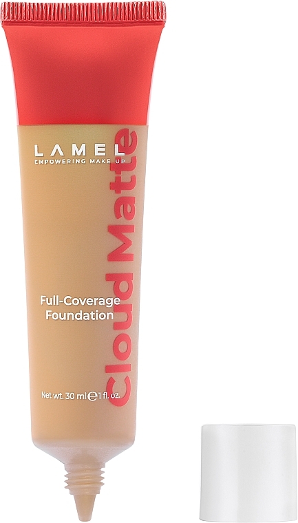 Mocno matujący podkład - LAMEL Make Up Cloud Matte Full-Coverage Foundation — Zdjęcie N2