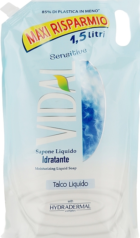 Mydło w płynie Delikatność pudru - Vidal Liquid Soap Talco (doypack)