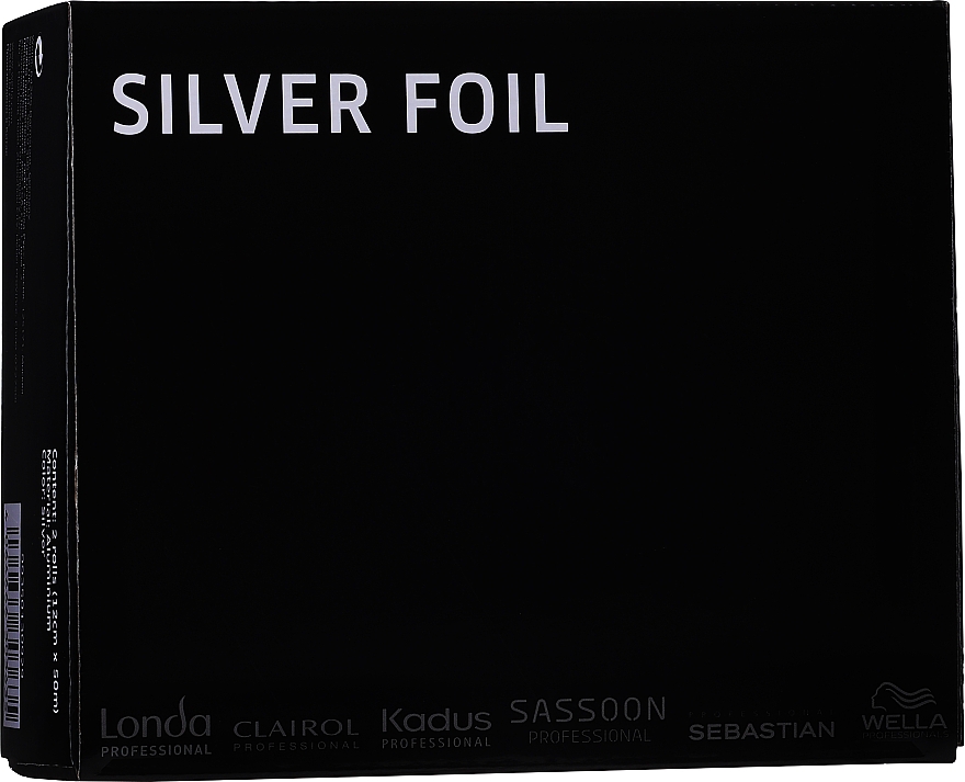 Srebrna folia do farbowania włosów - Wella Professional Silver Foil — Zdjęcie N1