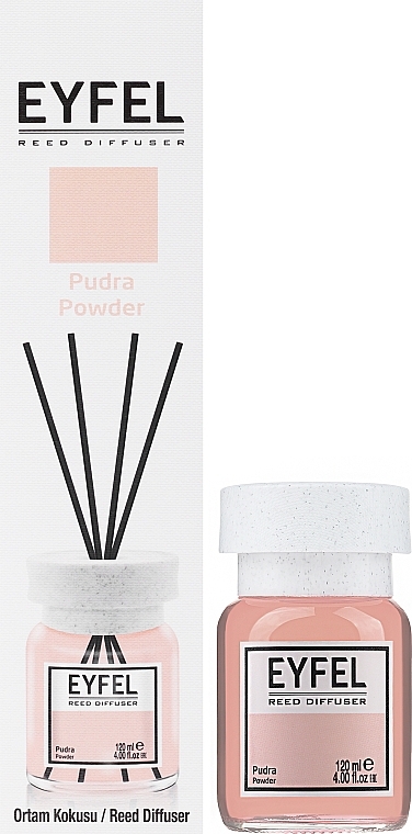 Dyfuzor zapachowy Pudrowy - Eyfel Perfume Reed Diffuser Powder — Zdjęcie N1