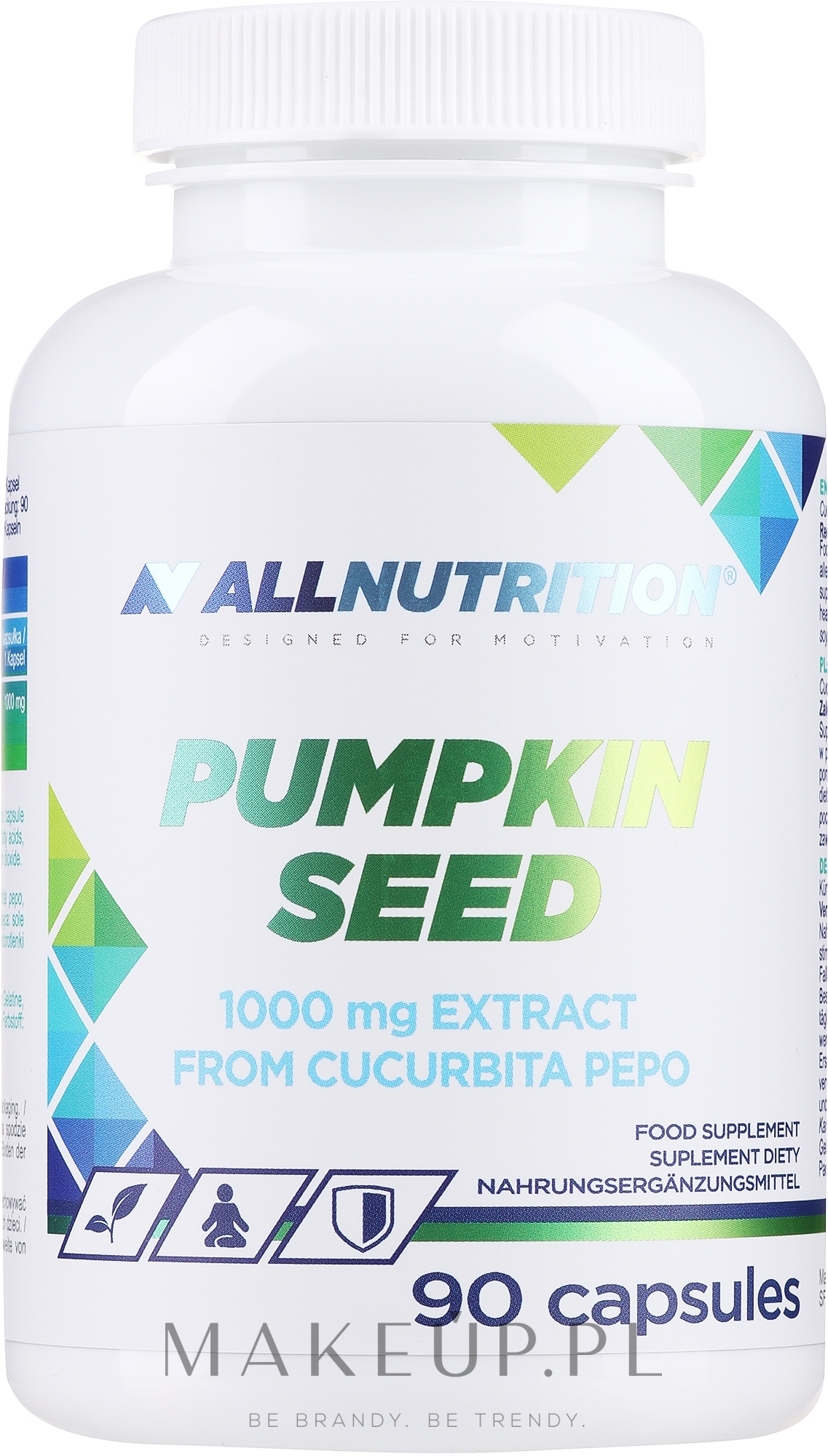 Suplement diety Nasiona dyni - Allnutrition Adapto Pumpkin Seed — Zdjęcie 90 szt.