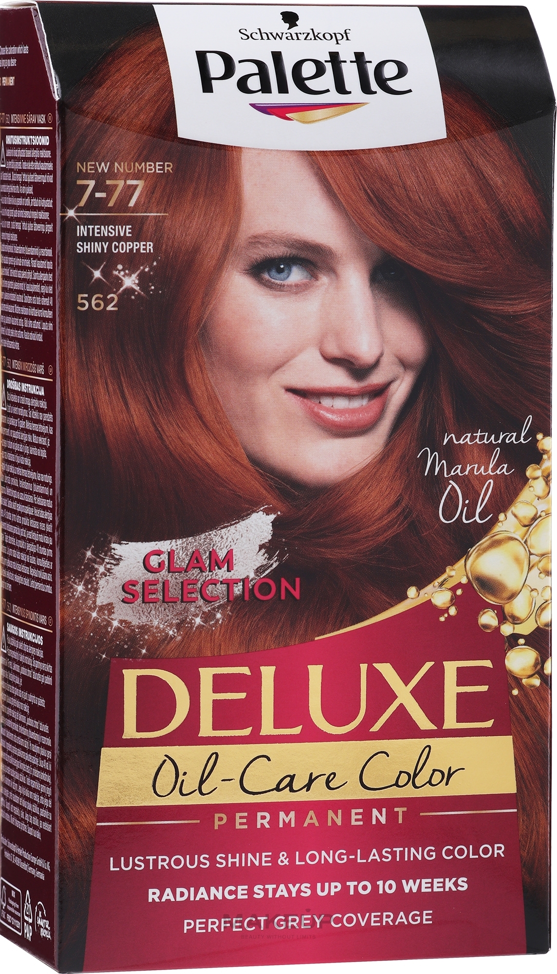 PRZECENA! Trwała farba do włosów - Palette Deluxe Permanent Oil-Care Color * — Zdjęcie 562