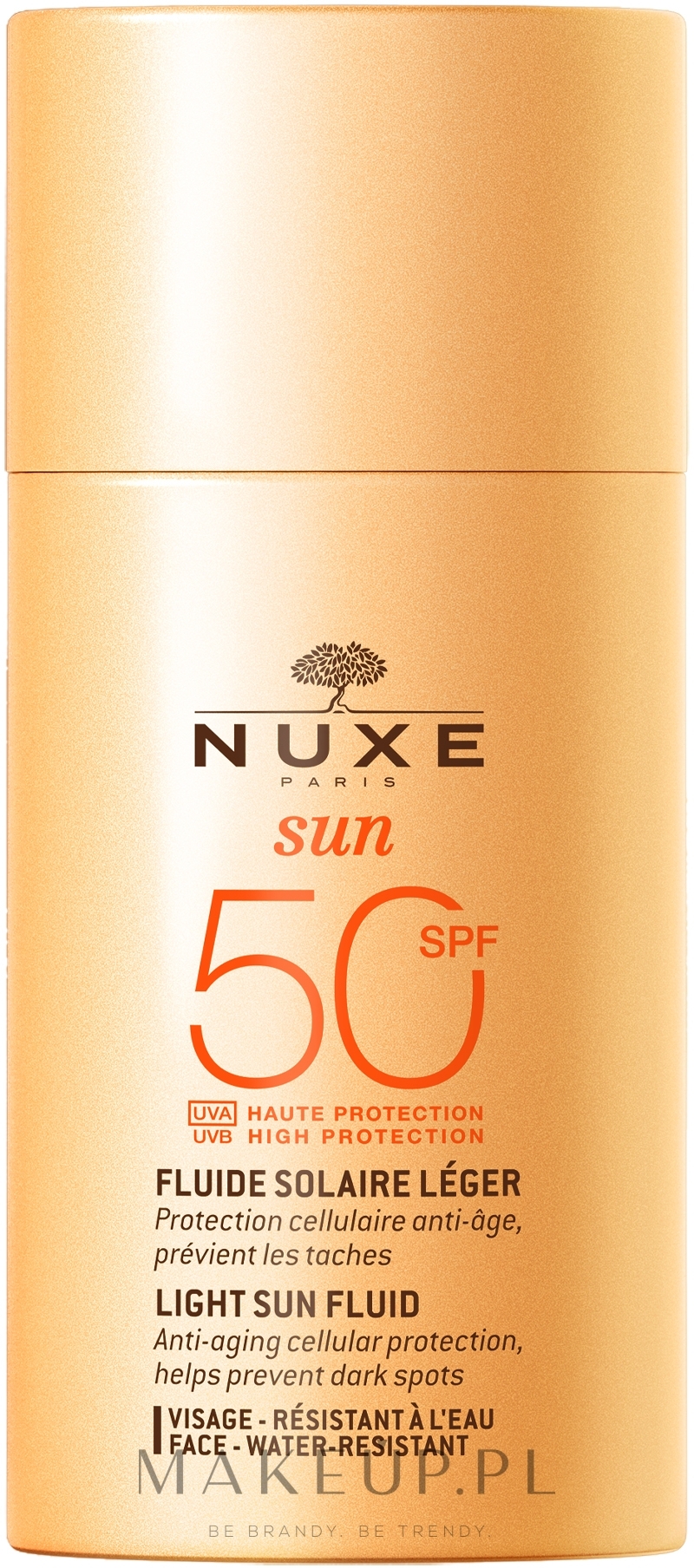 Lekki krem z wysoką ochroną SPF 50 - Nuxe Sun — Zdjęcie 50 ml