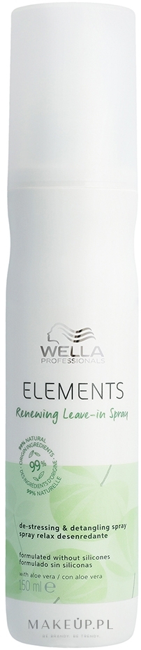 Regenerujący spray do włosów bez spłukiwania - Wella Professionals Elements Renewing Leave-In Spray — Zdjęcie 150 ml