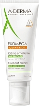 Łagodzący krem-emolient do ciała do skóry ze skłonnością do świądu z dozownikiem - A-Derma Exomega Control Emollient Anti-Scratching Cream — Zdjęcie N1