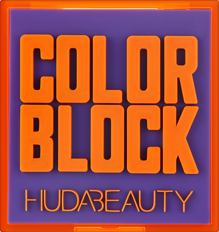 Paleta cieni do powiek - Huda Beauty Color Block Obsessions Eyeshadow Palette — Zdjęcie N2