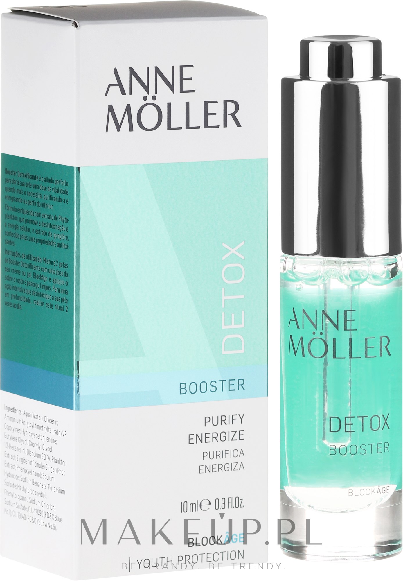 Detoksykujący booster do twarzy - Anne Möller Blockâge Detox Booster — Zdjęcie 10 ml