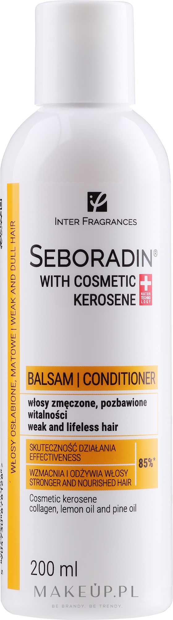 Nabłyszczający balsam do włosów zmęczonych i pozbawionych witalności - Seboradin Hair Balm Cosmetic Kerosene — Zdjęcie 200 ml
