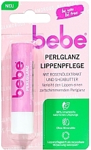 Kup Perłowy balsam do ust z ekstraktem z olejku różanego i masłem shea - Bebe Pearlescent Lipstick Lip Balm